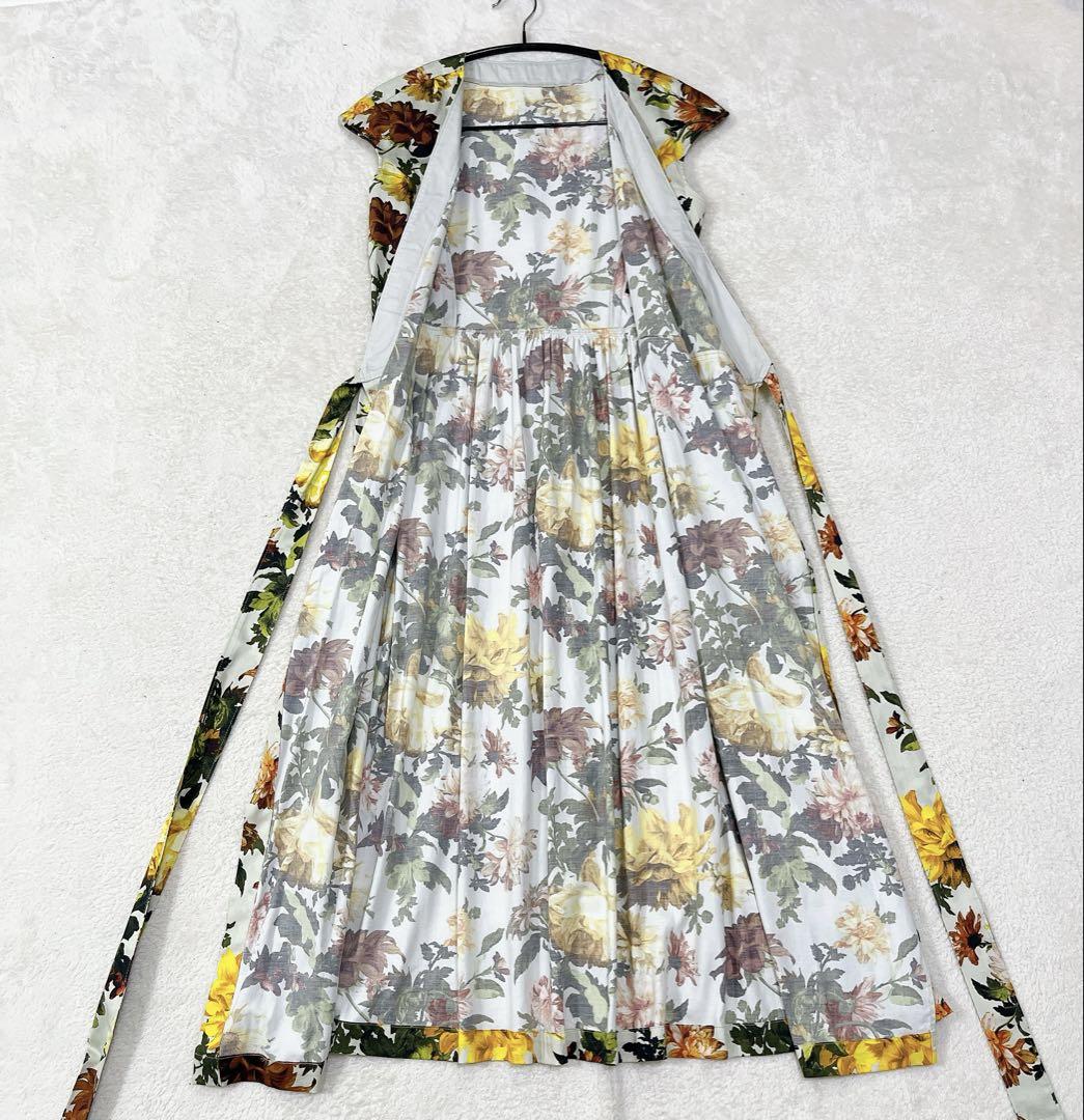 美品◇タエアシダ　ロングワンピース　花柄