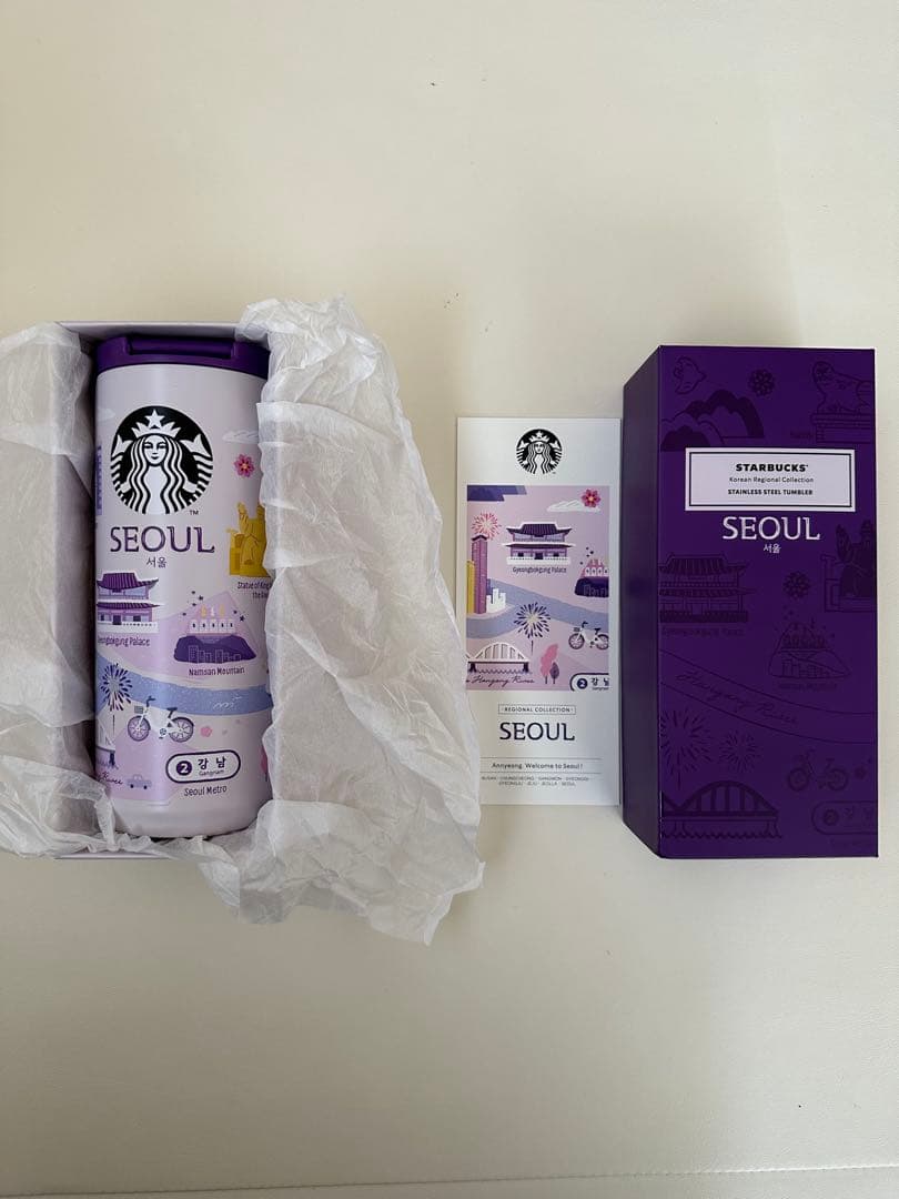 ☆韓国限定！スターバックス アンニョン ソウル タンブラー Starbucks☆