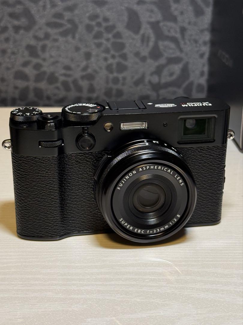 【美品】Fujifilm X100Ⅵ ブラック 本体 社外充電器、他おまけ付