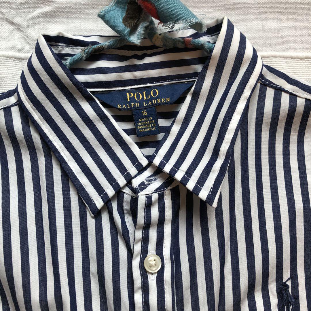 Ralph Lauren未使用ガールズ用シャツワンピース　16