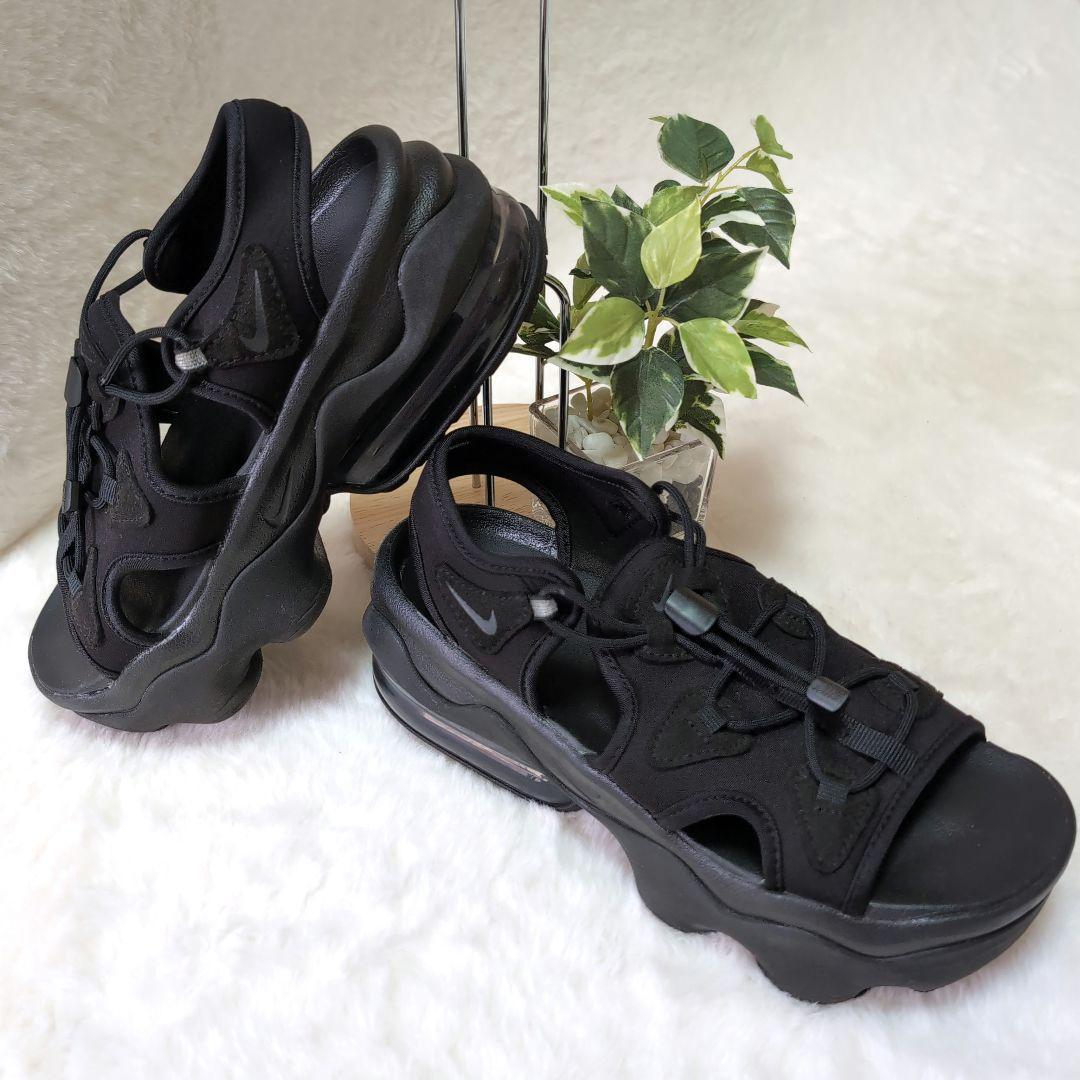 【NIKE】ナイキエアマックスココ　サンダル黒24.0 厚底