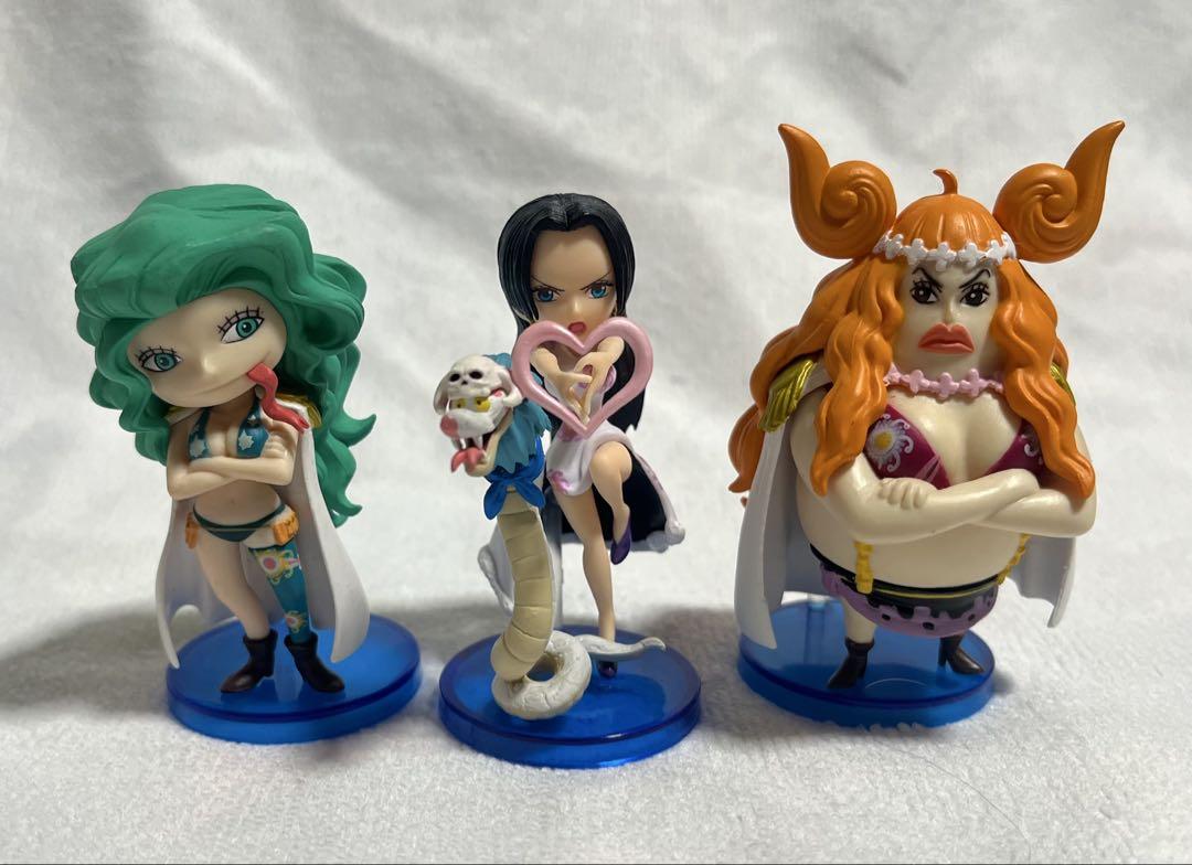 ワーコレ ハンコック サンダーソニア マリーゴルド フィギュア三体セット ワンピース ONE PIECE ワーコレ ボア三姉妹 - メルカリ
