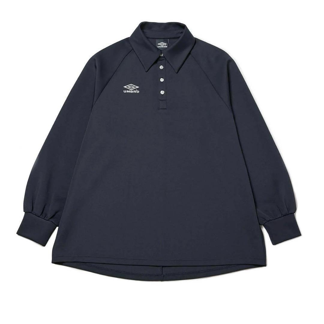 新品）UMBRO×BELPER×MTOR GAME SHIRTS POLO 紺L