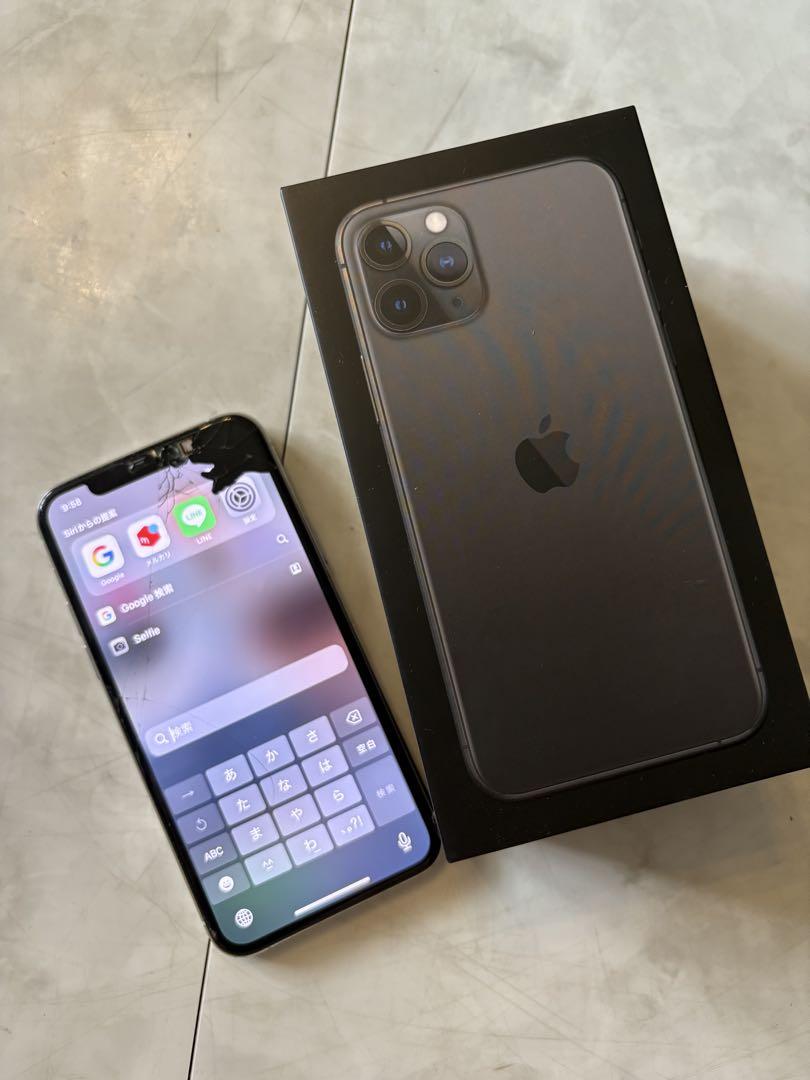 Apple iPhone 12pro 本体 右下画面ヒビ　ジャンク品 ムスビー｜【ジャンク】iPhone12Pro 128GB ゴールド 電池79