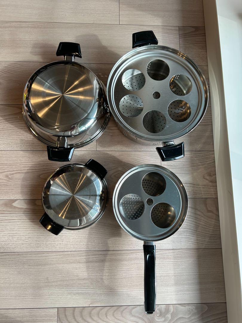 ロイヤルクイーン　ステンレススチール 蒸し器 2点セット