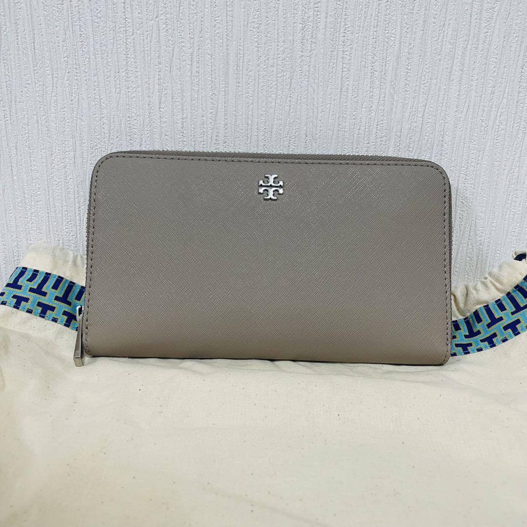 未使用　トリバーチ　7 TORY BURCH(トリーバーチ) / 長財布/--/GRN/無地/レディース