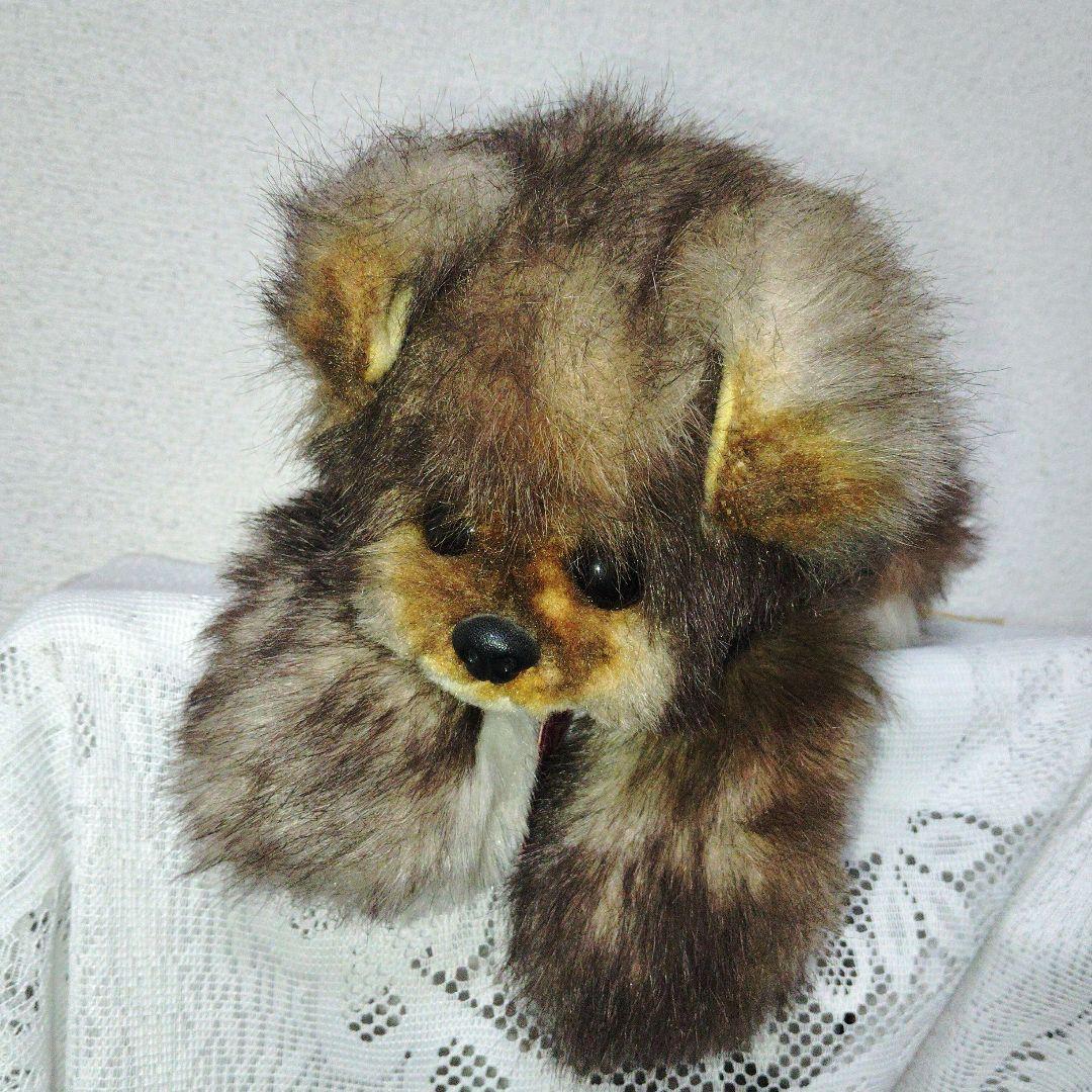 吉徳 ぬいぐるみ 仔犬　fine タグ付き　茶