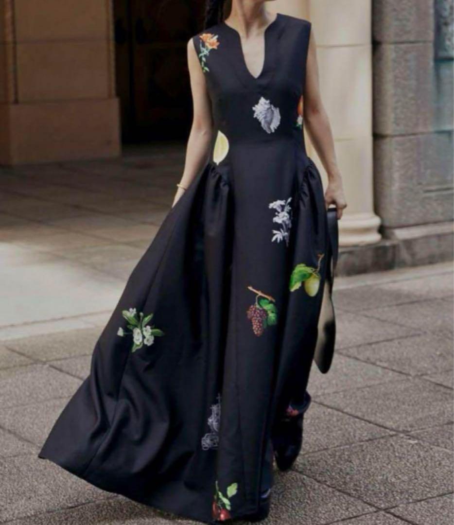 AMERI ★ ELEANOR LINEN LIKE DRESS ② 画像4