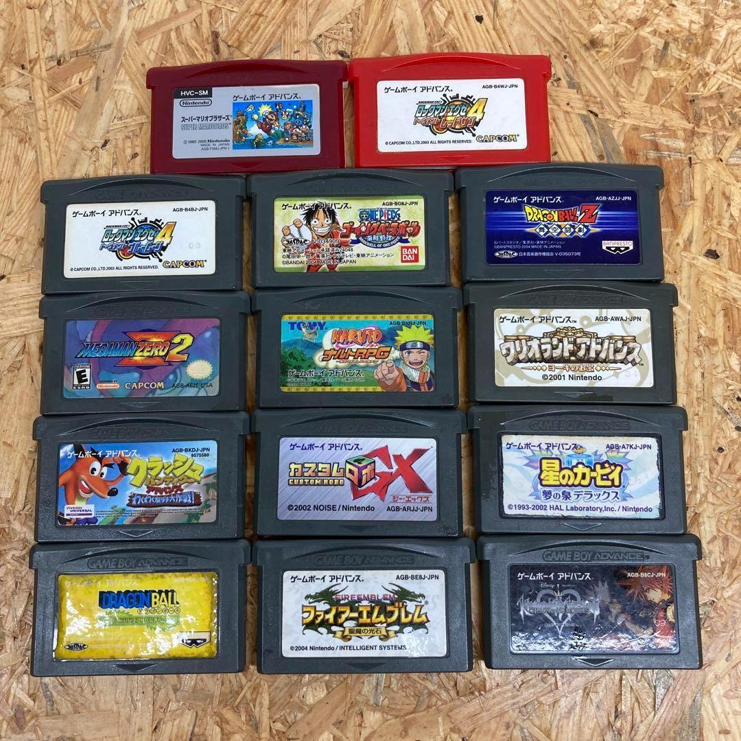 【動作未確認】ゲームボーイ アドバンス ソフト 14枚 まとめ売り