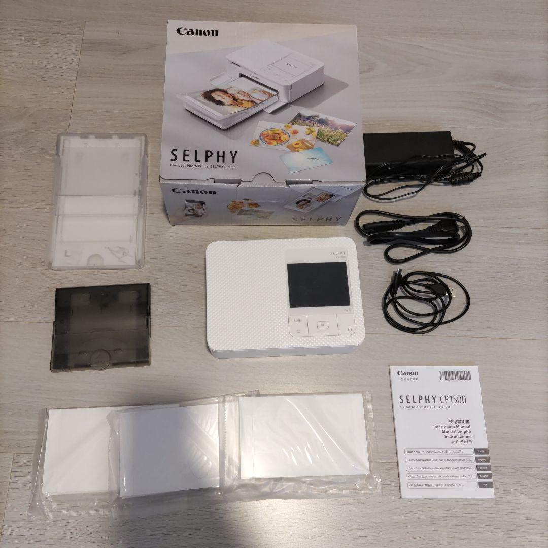 Canon Selphy CP1500 未開封　新品 Amazon.co.jp: キヤノン コンパクトフォトプリンター SELPHY
