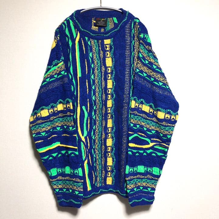 クージー風 3Dニット デザインニット 好配色 編み込み | emprendete.gt