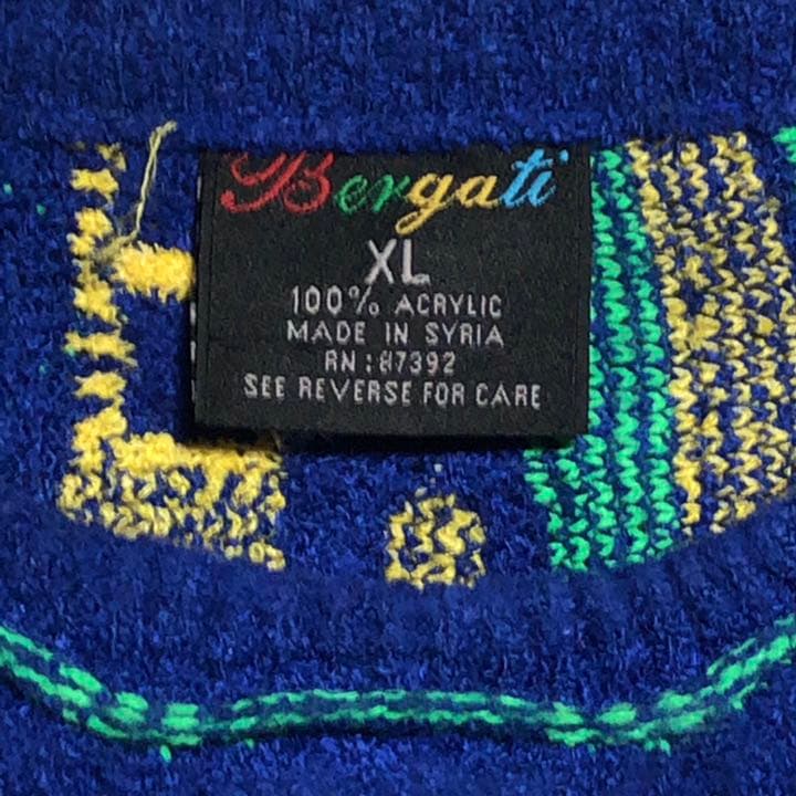 クージー風 3Dニット デザインニット 好配色 編み込み | emprendete.gt