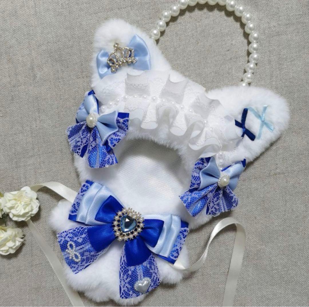 ぬい服  着ぐるみ  16cm 天使のねこ  バッグチャーム付きJ89