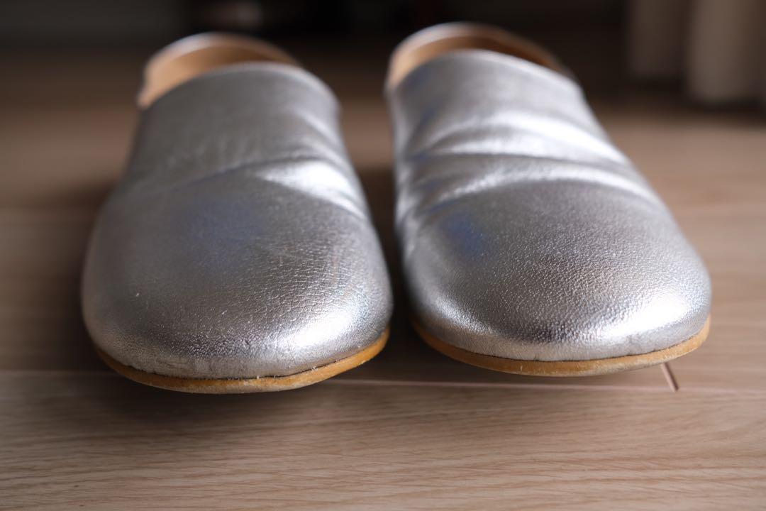 que shoes シルバー
