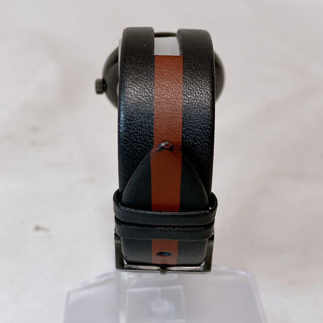 希少　Vivienne Westwood　腕時計　オーブロゴ　レザーバンド　黒