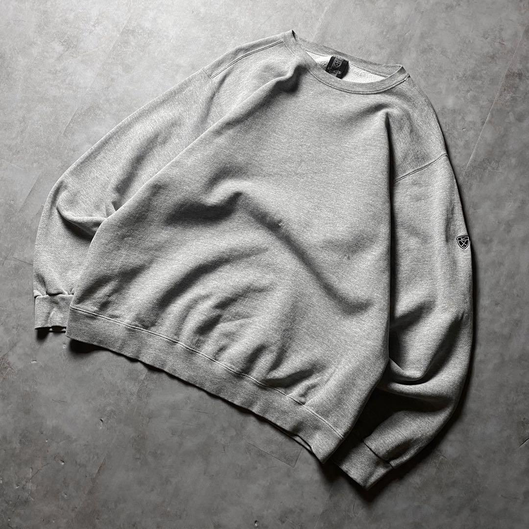 【入手困難】00s- NIKE GOLF スウェット 刺繍ロゴ 無地 ノームコア