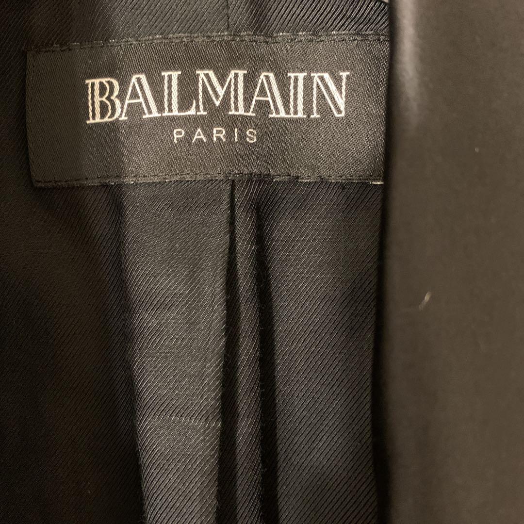 BALMAIN バルマン　スモーキングジャケット　ブラック
