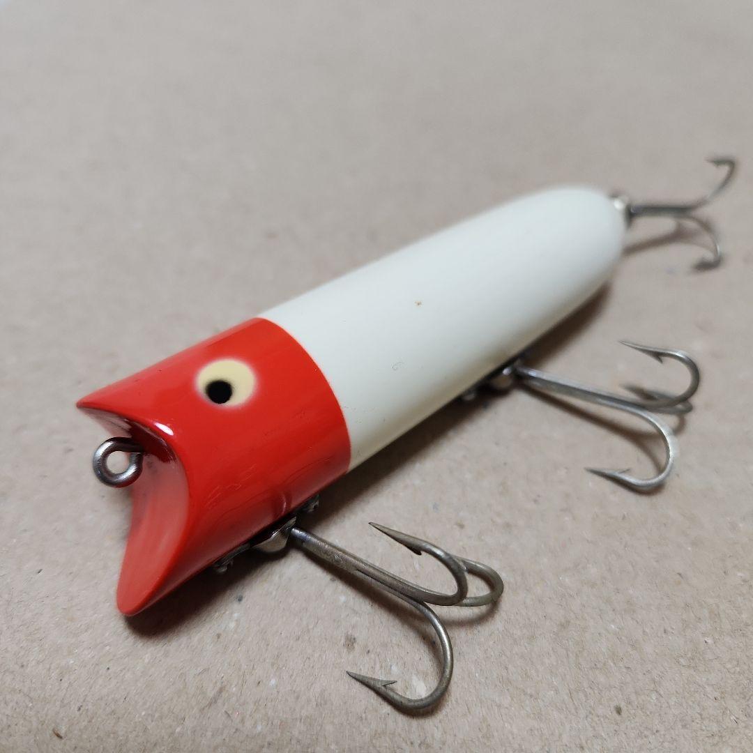 ヘドン HEDDON ☆ 70's LUCKY-13 RH/乳白