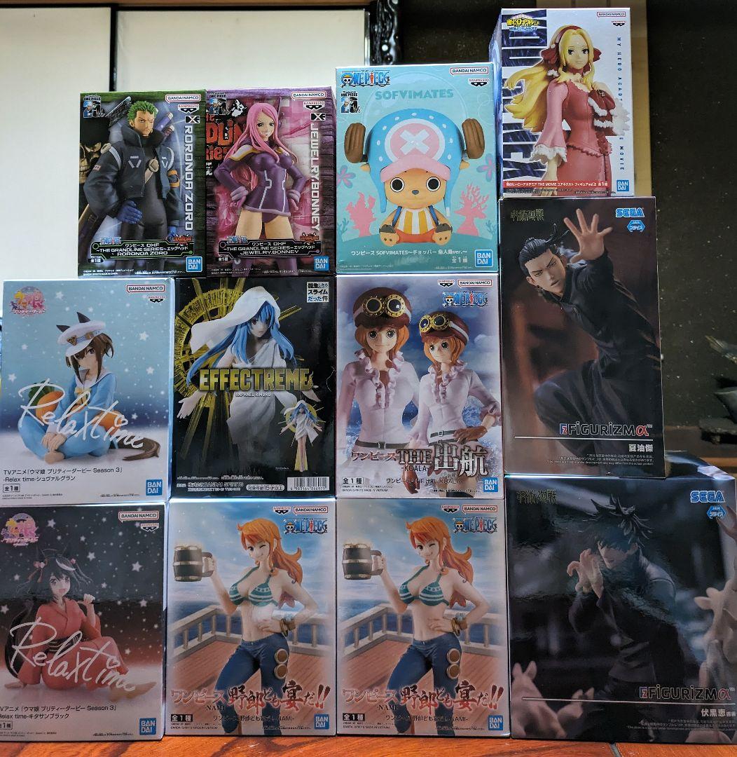 新品未開封プライズフィギュア１２個まとめ売り