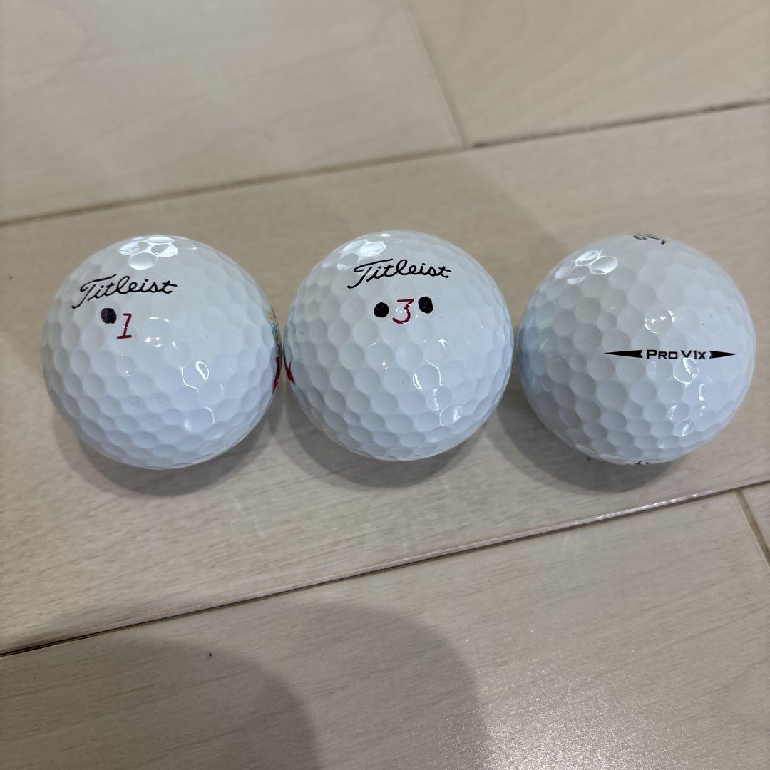 Titleist Pro V1 xゴルフボール 3個セット - メルカリ