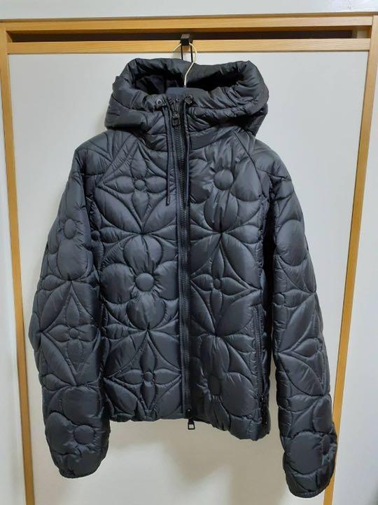 170500円 メイルオーダー 新品同様 ルイヴィトン ダウンジャケット 50 XL フラワー キルティング