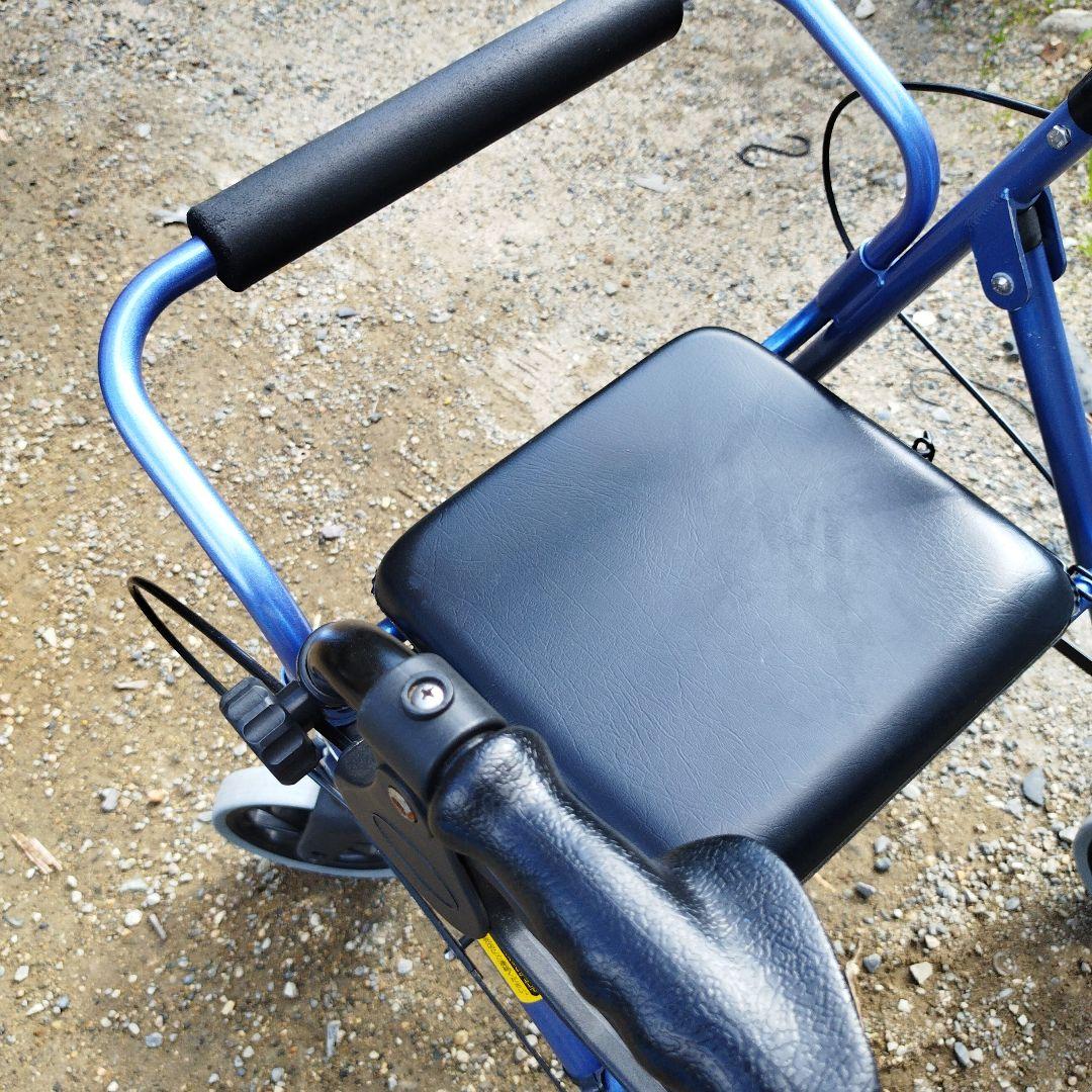 歩行補助具、 合成皮革座面