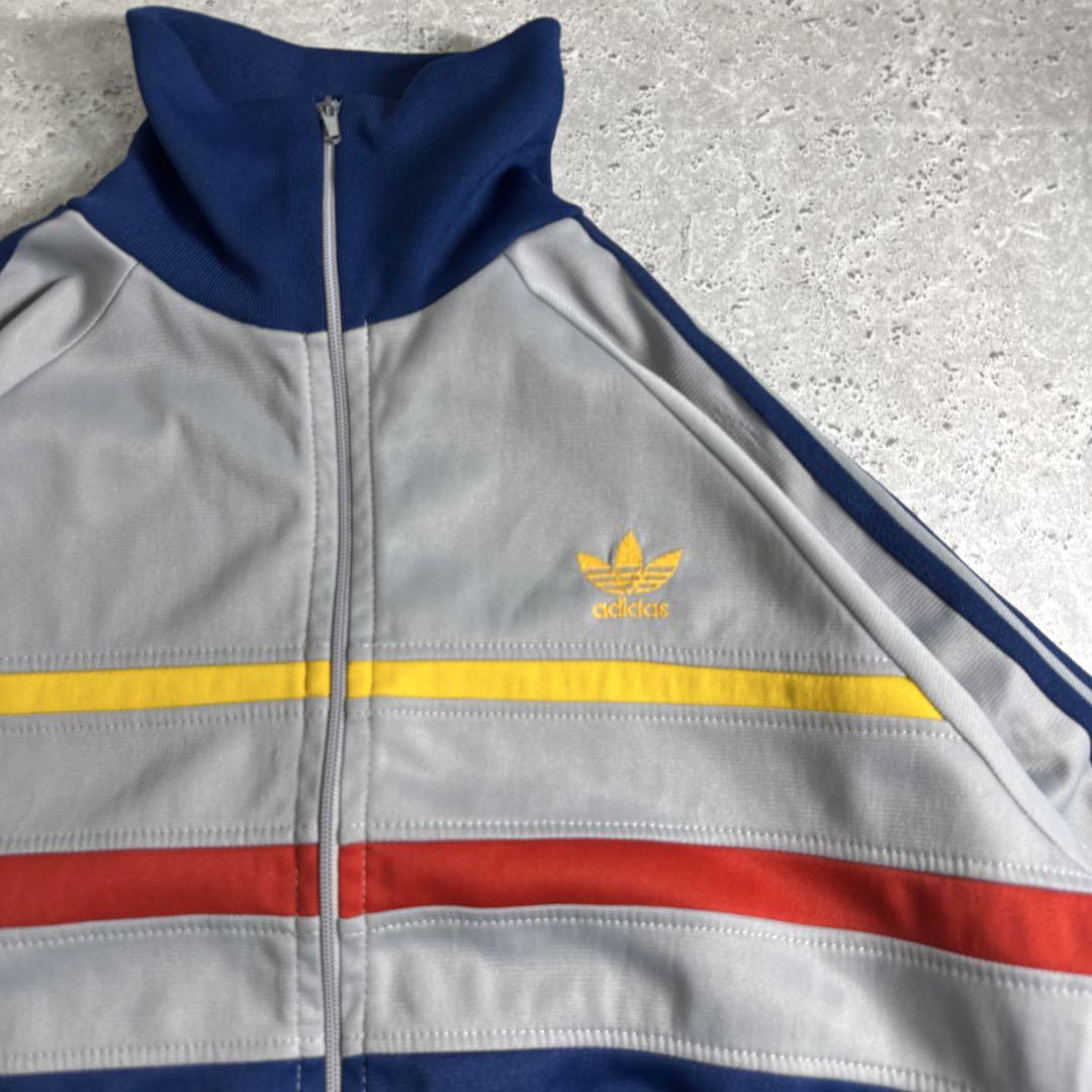 adidas 80s トラックジャケット ventex ファイヤーバード グレー