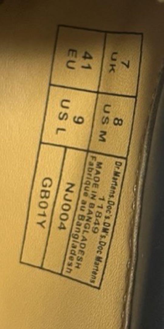 新品 Dr. Martens 5ホール 8053 UK7 26cm
