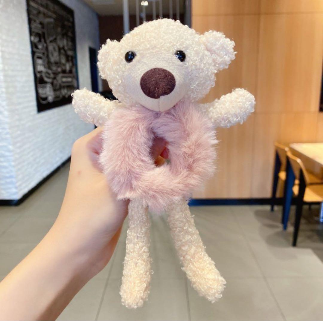 2個入り ヘアゴム ポニー kirakira くまちゃん 全4色