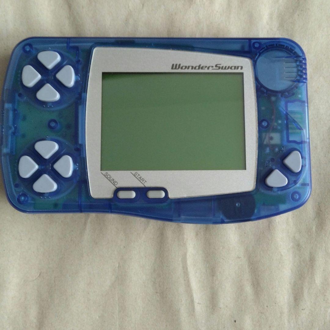 【動作確認済み】ワンダースワン(WonderSwan) 本体 クリアブルー