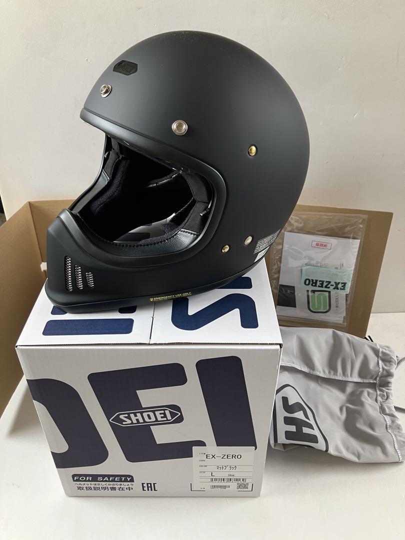 SHOEI EX-ZERO ジェットヘルメット L マットブラック