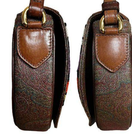 ETRO エトロ ショルダーバッグ ペイズリー アルニカ 刺繍 PVC