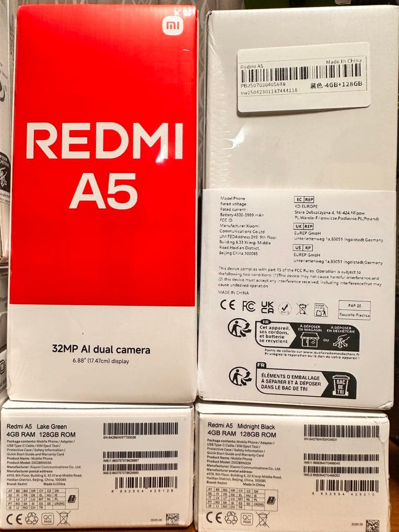 【8台セット】Xiaomi Redmi A5 4GB RAM 128GB