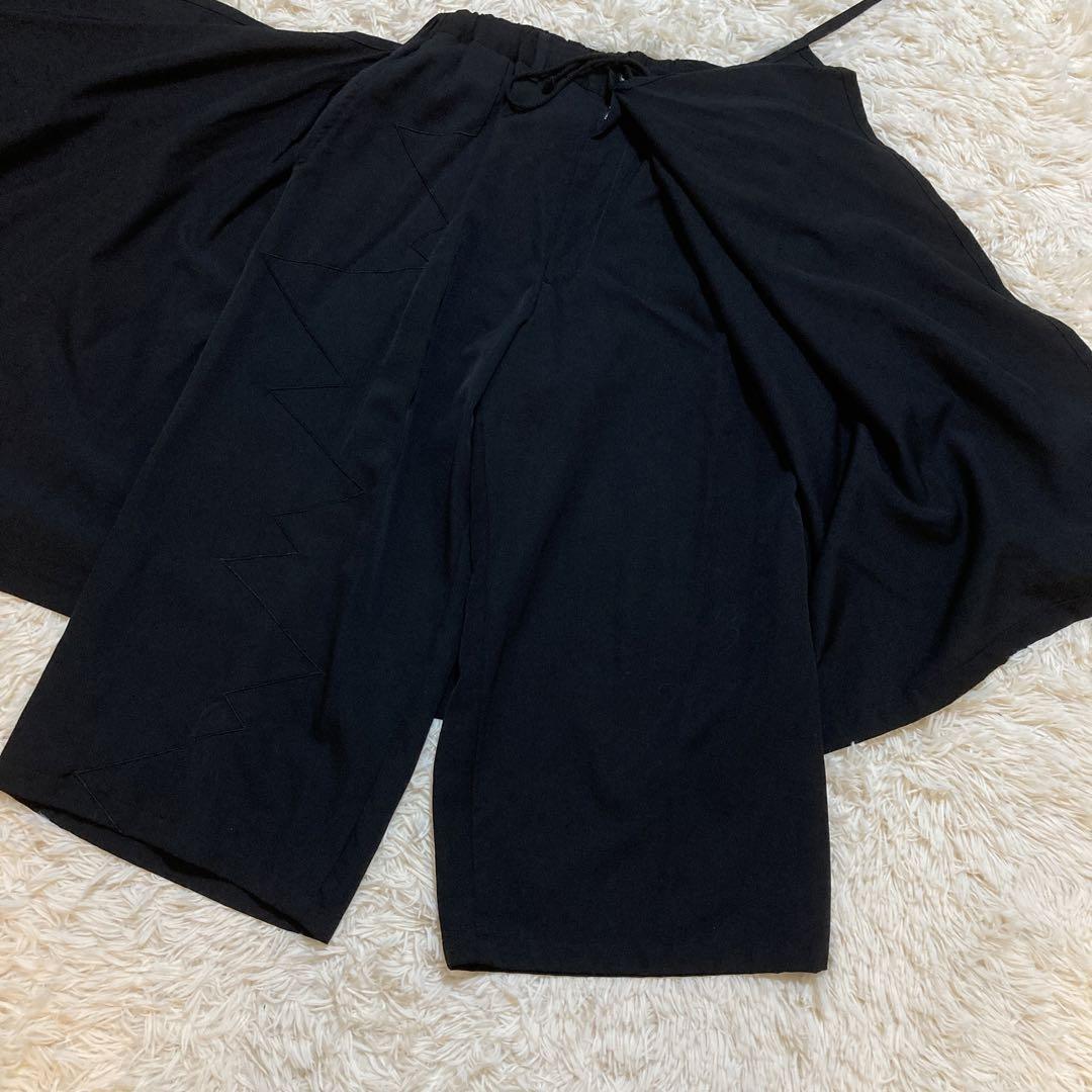 YOHJI YAMAMOTO ラップパンツ メンズ スカート ブラック 黒