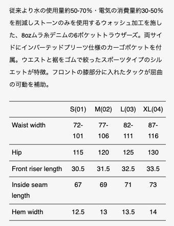 新品 23SS WTAPS MILT2001 TROUSERS DENIM