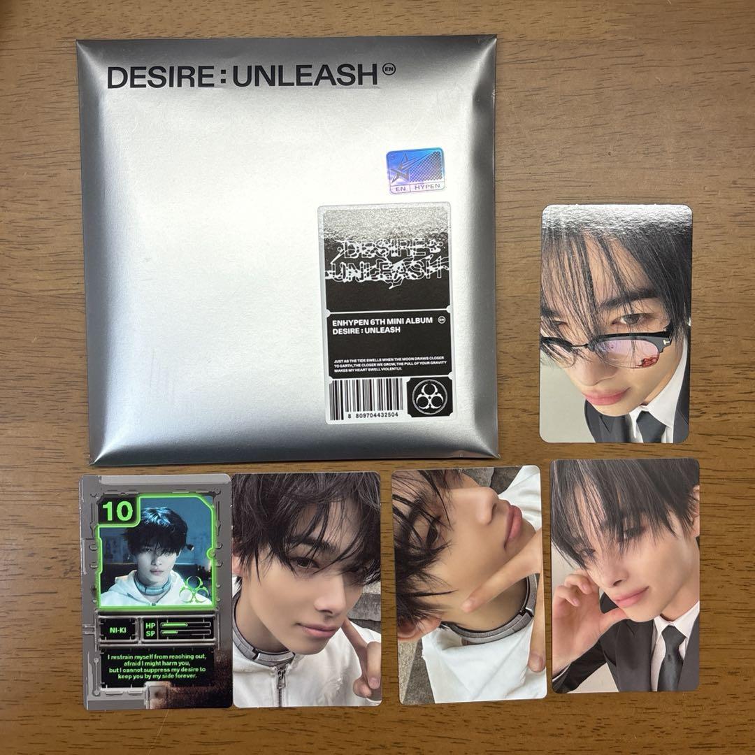 ENHYPEN - ENHYPEN DESIRE:UNLEASH ユニバ ラキドロ トレカ コンプ⑤ ENHYPEN - ENHYPEN DESIRE:UNLEASH ユニバ ラキドロ トレカ