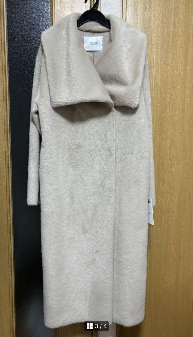 Grace Wrap Coat（ノーカラーコート）｜Her lip to（ハーリップ