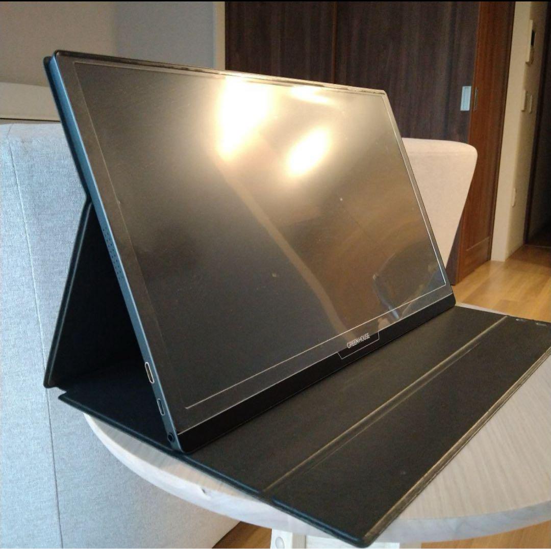 グリーンハウス　モバイルモニター   GH-LCU16A-BK プレゼンツール, モバイルディスプレイ | GH-LCU16A-BK | GREEN