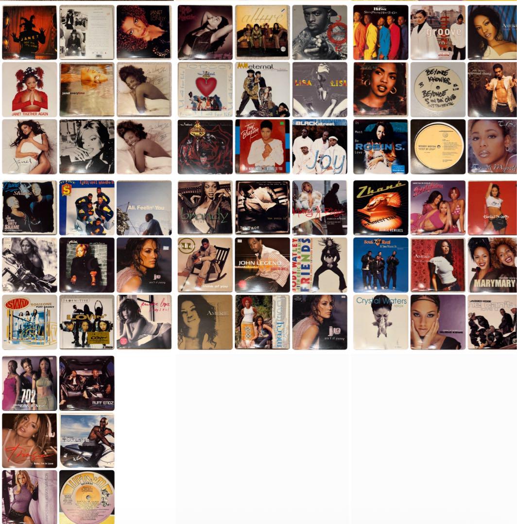 90年代ジャパニーズR&Bレコードまとめセット（chara、UA、MISIA他）