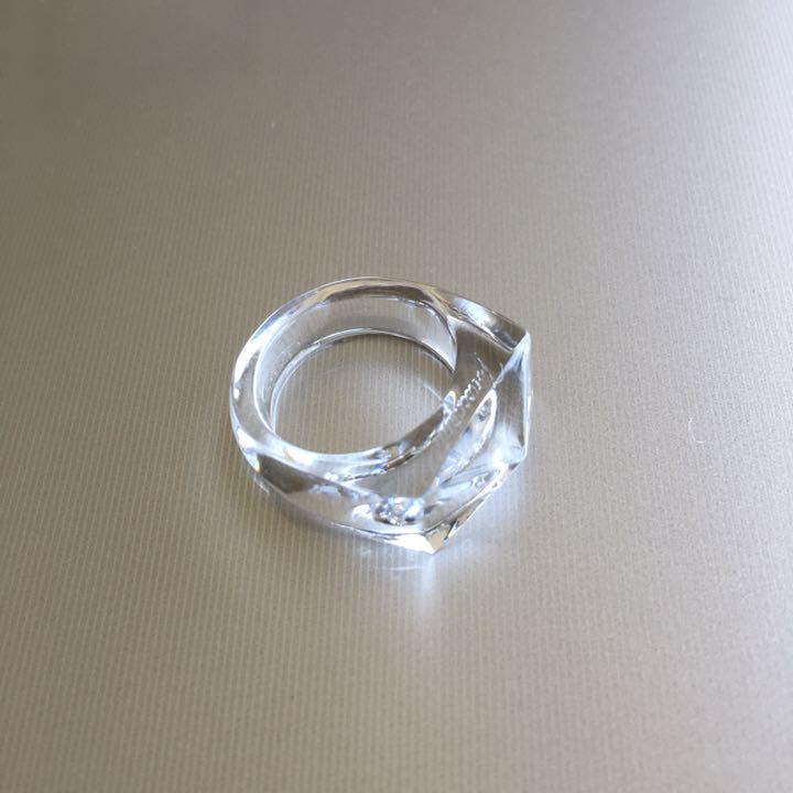 希少 クリスタル リング 9号 QfjR6-m71846833015 Baccarat バカラ 指輪 最安値在庫