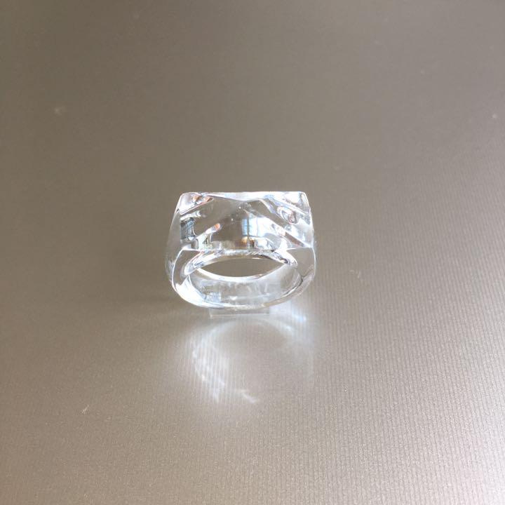 希少 クリスタル リング 9号 QfjR6-m71846833015 Baccarat バカラ 指輪 最安値在庫