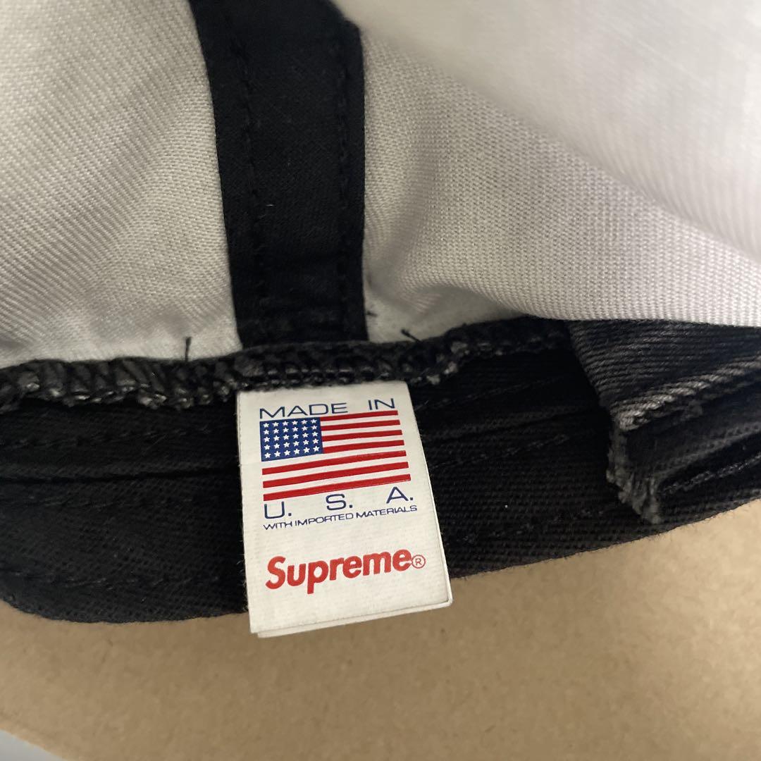 SUPREME ロゴキャップ ブラック 2023fw