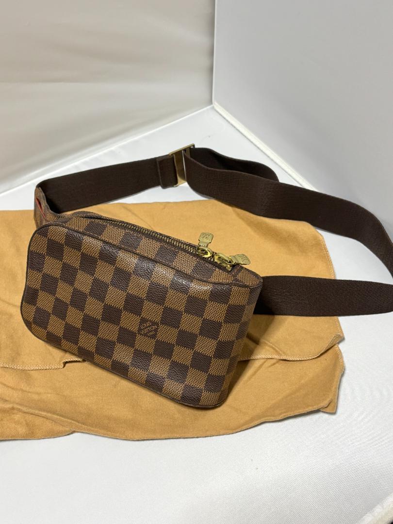 美品 ルイヴィトン ダミエ ジェロニモス ボディバッグ クロス
