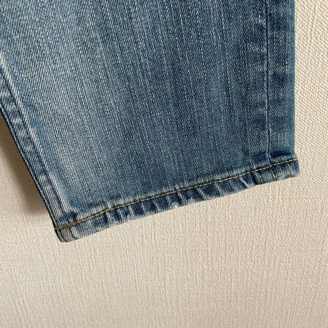 美品☆YANUK Annette ストレートデニム ブルー 小さいサイズ 22