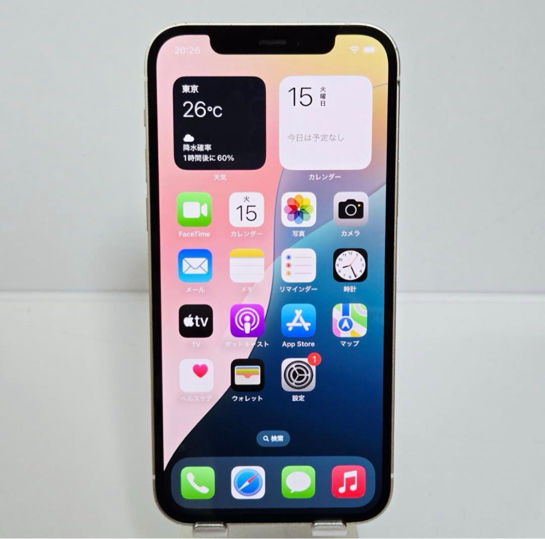 Mei　Apple iPhone 12本体 64GB ホワイト Amazon.com: Apple iPhone 12, 64GB, White - Fully Unlocked
