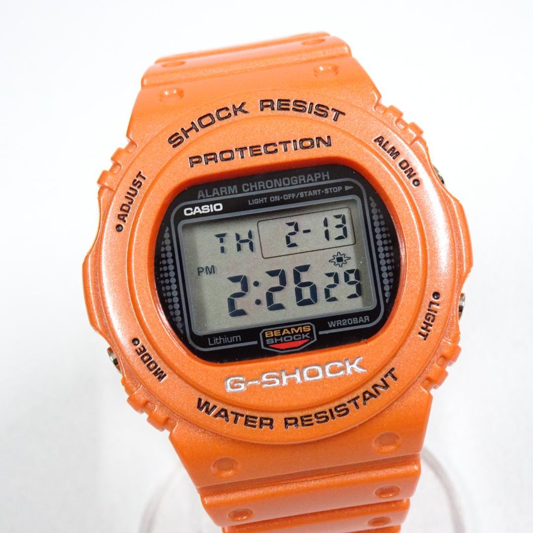 CASIO × BEAMS 00s DW-5700BE-4JR オレンジ