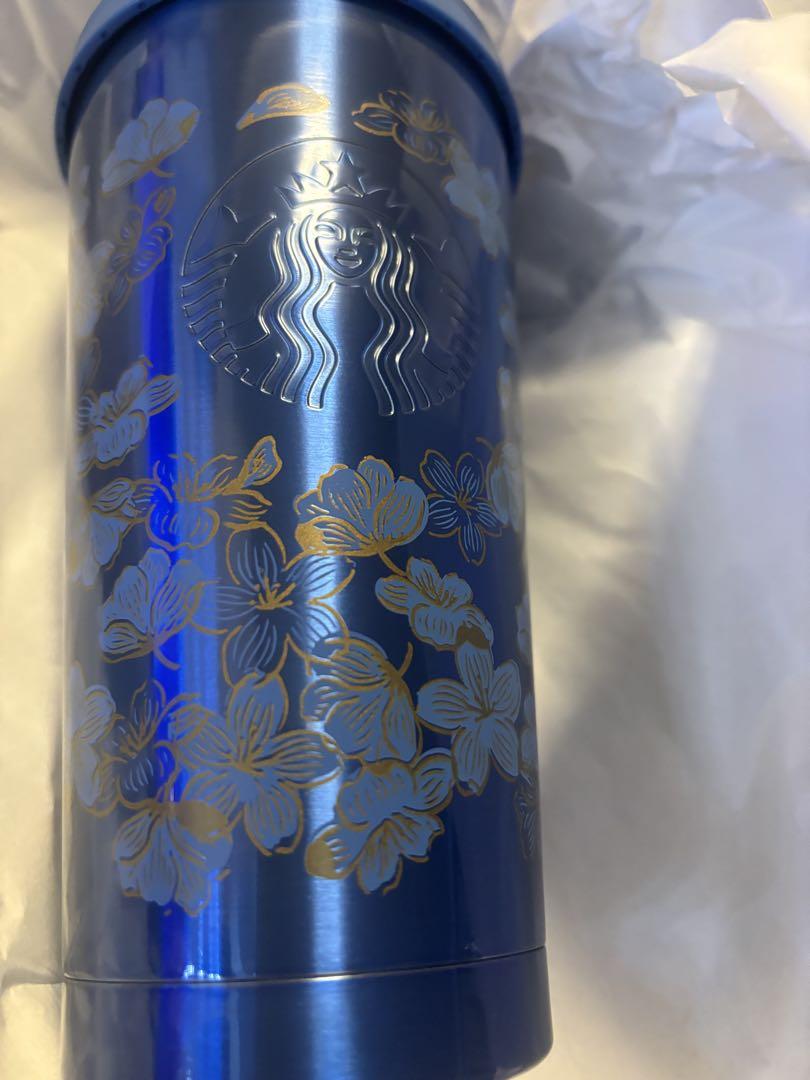 スターバックス　SAKURA2025ステンレスタンブラーナイトブルー473ml