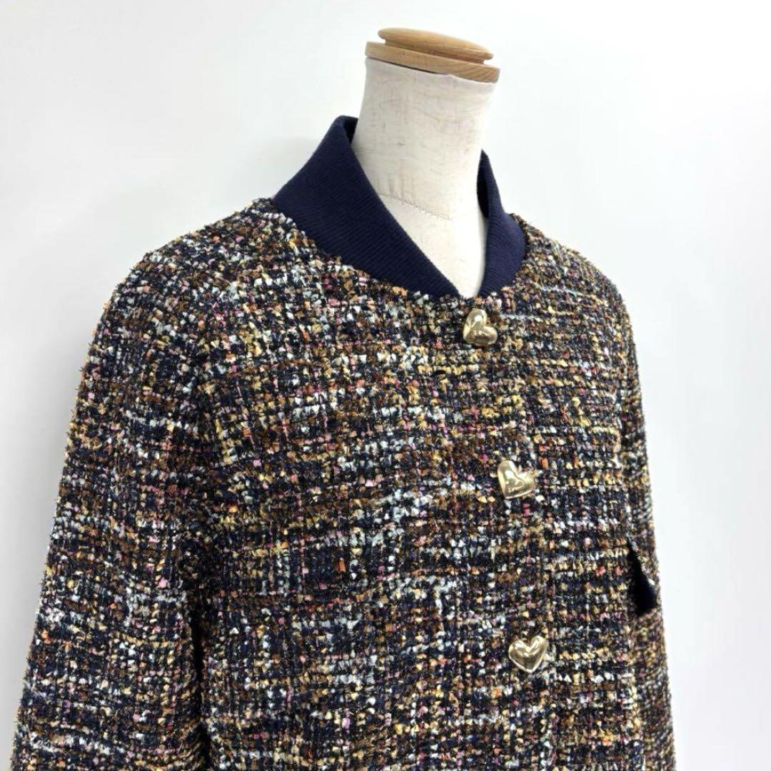美品　ビビィ　Bibiy　レディース　AMOUR BLOUSON　F　ネイビー