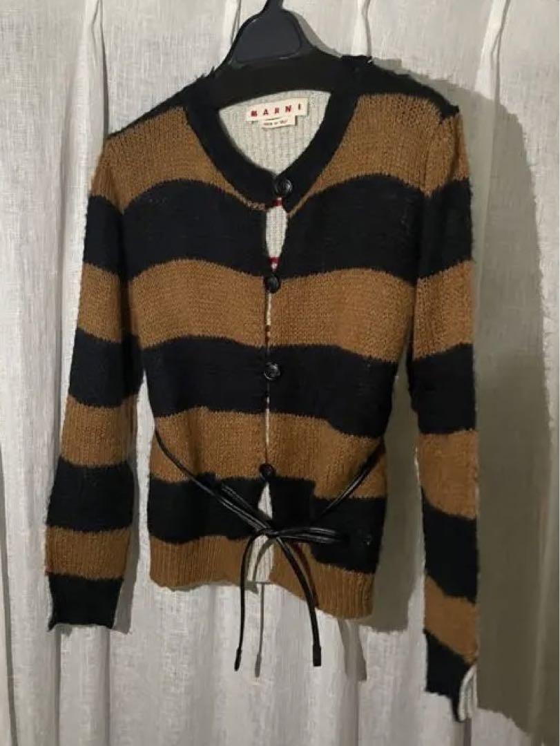 Marni ボーダーカーディガン 36