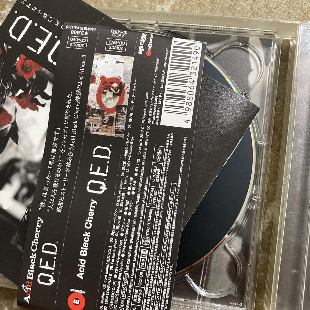 Q.E.D. Acid Black Cherry CD+DVD 初回限定盤 acid black cherry Q.E.D 初回盤 A - メルカリ